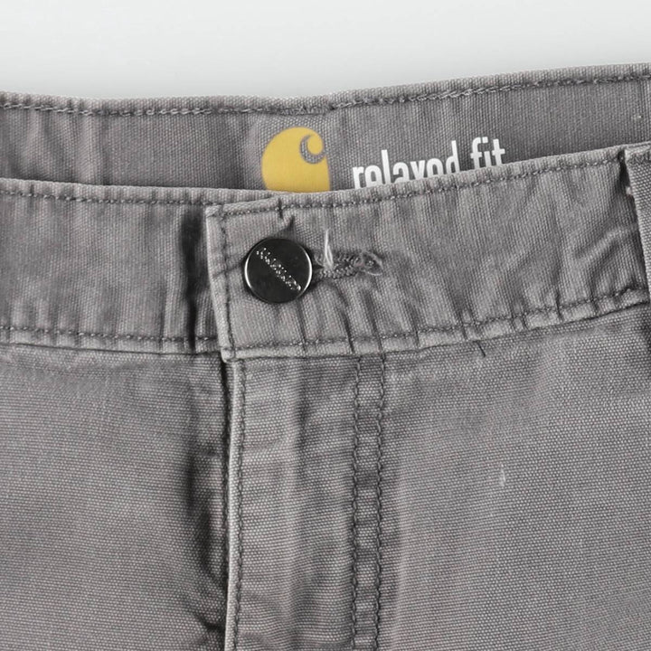 Carhartt Relaxed Fit Duck Work Shorts, Short Pants, Men's, W37 cotton gray type Vintage Second Hand