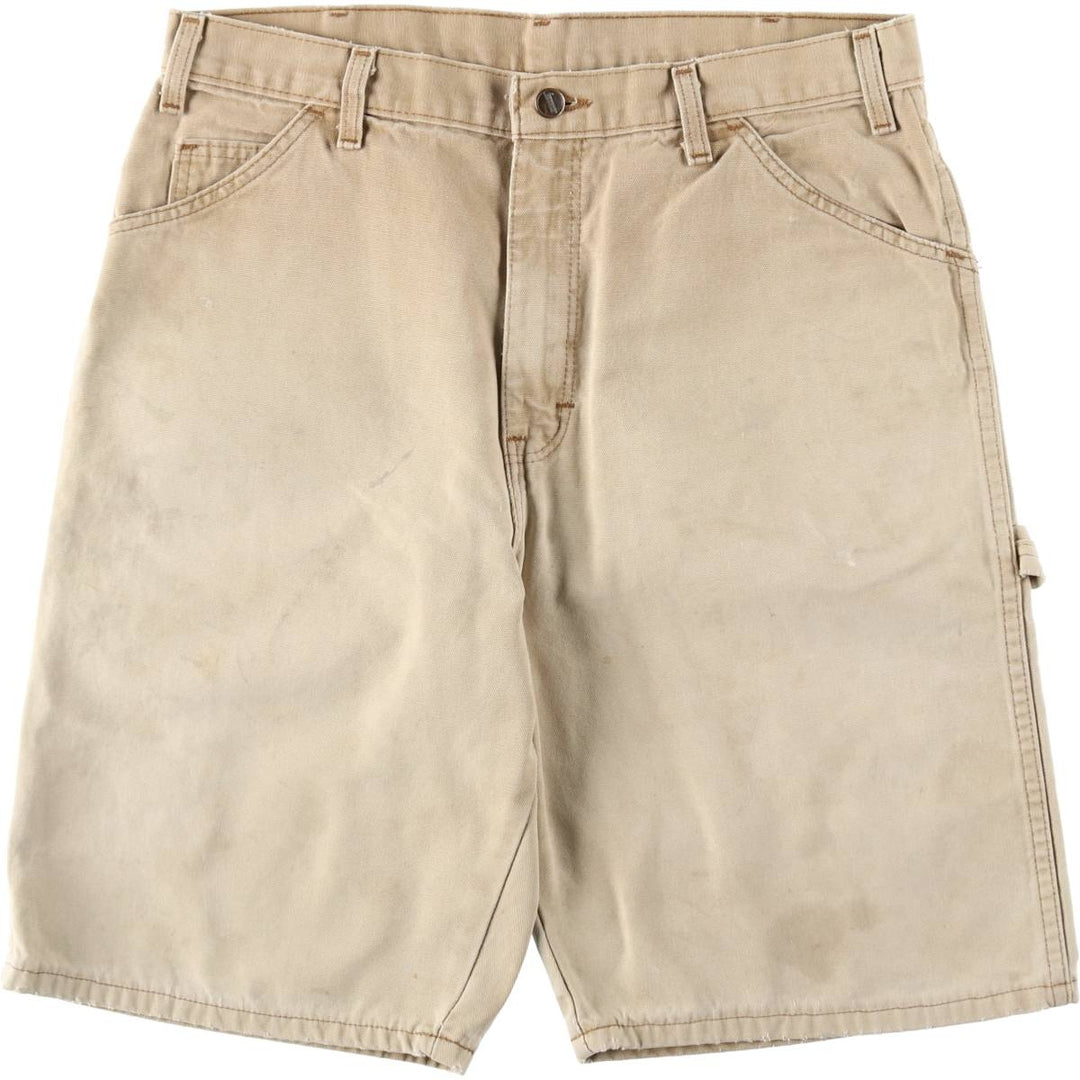 Dickies Duck Painter Shorts, Half Pants, Men's, W34 equivalent unclear Beige type Vintage Second Hand