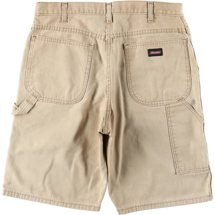 Dickies Duck Painter Shorts, Half Pants, Men's, W34 equivalent unclear Beige type Vintage Second Hand