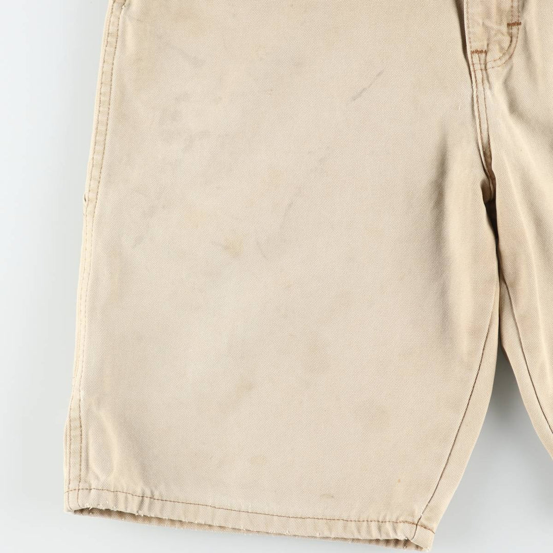 Dickies Duck Painter Shorts, Half Pants, Men's, W34 equivalent unclear Beige type Vintage Second Hand