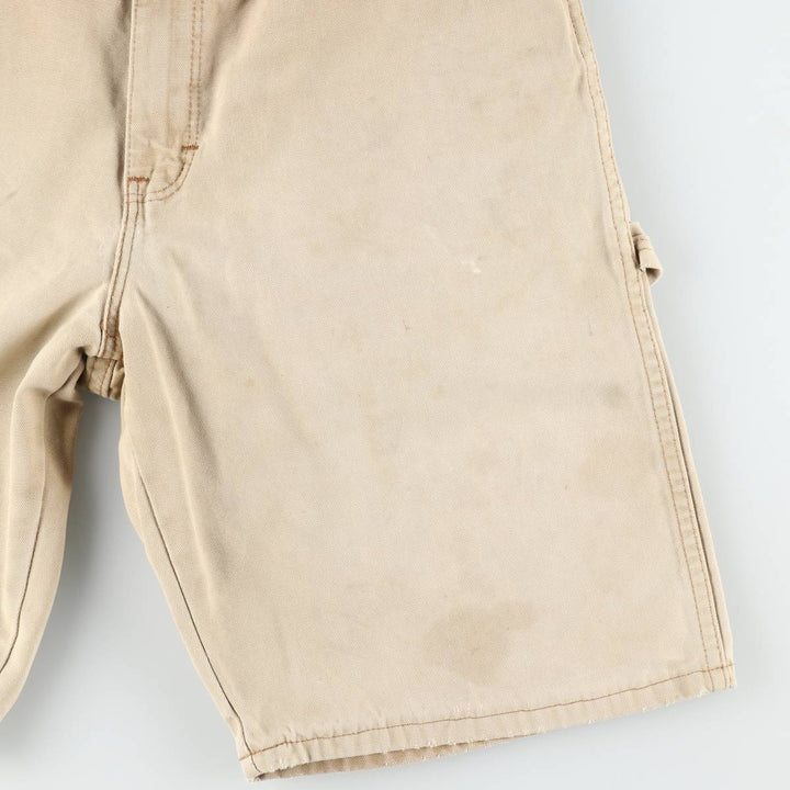 Dickies Duck Painter Shorts, Half Pants, Men's, W34 equivalent unclear Beige type Vintage Second Hand