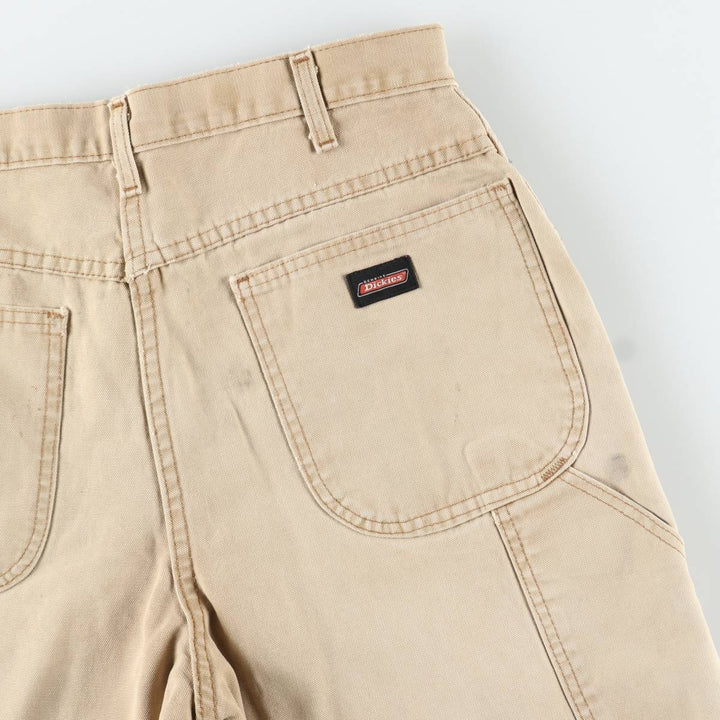 Dickies Duck Painter Shorts, Half Pants, Men's, W34 equivalent unclear Beige type Vintage Second Hand