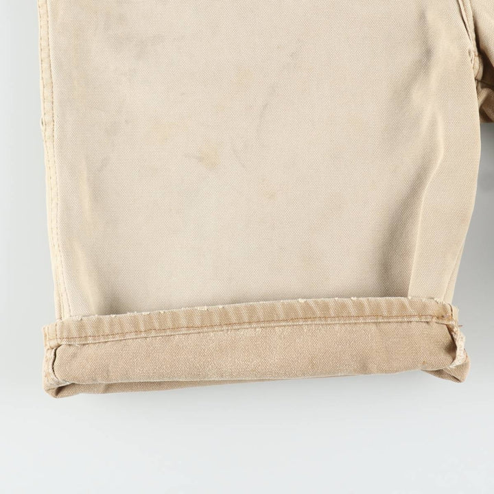 Dickies Duck Painter Shorts, Half Pants, Men's, W34 equivalent unclear Beige type Vintage Second Hand