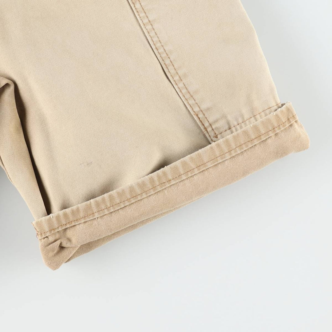 Dickies Duck Painter Shorts, Half Pants, Men's, W34 equivalent unclear Beige type Vintage Second Hand
