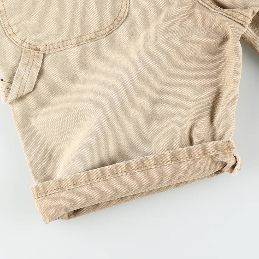 Dickies Duck Painter Shorts, Half Pants, Men's, W34 equivalent unclear Beige type Vintage Second Hand