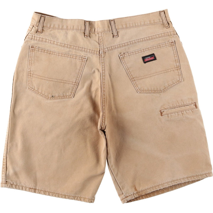 Dickies Duck Work Shorts, Men's, Size W36 cotton Khaki type beige Vintage Second Hand