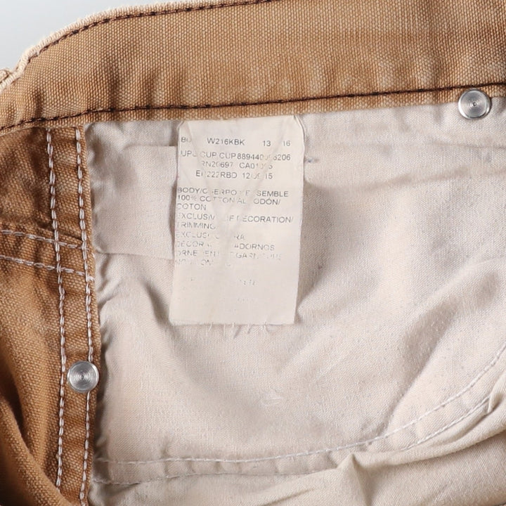 Dickies Duck Work Shorts, Men's, Size W36 cotton Khaki type beige Vintage Second Hand