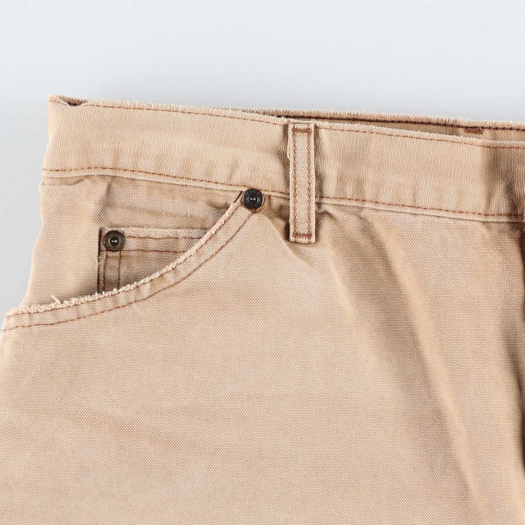 Dickies Duck Work Shorts, Men's, Size W36 cotton Khaki type beige Vintage Second Hand