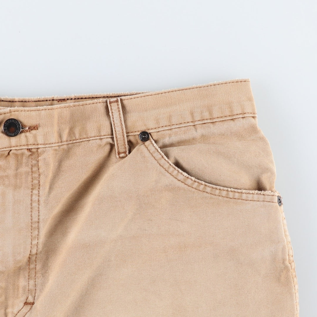 Dickies Duck Work Shorts, Men's, Size W36 cotton Khaki type beige Vintage Second Hand
