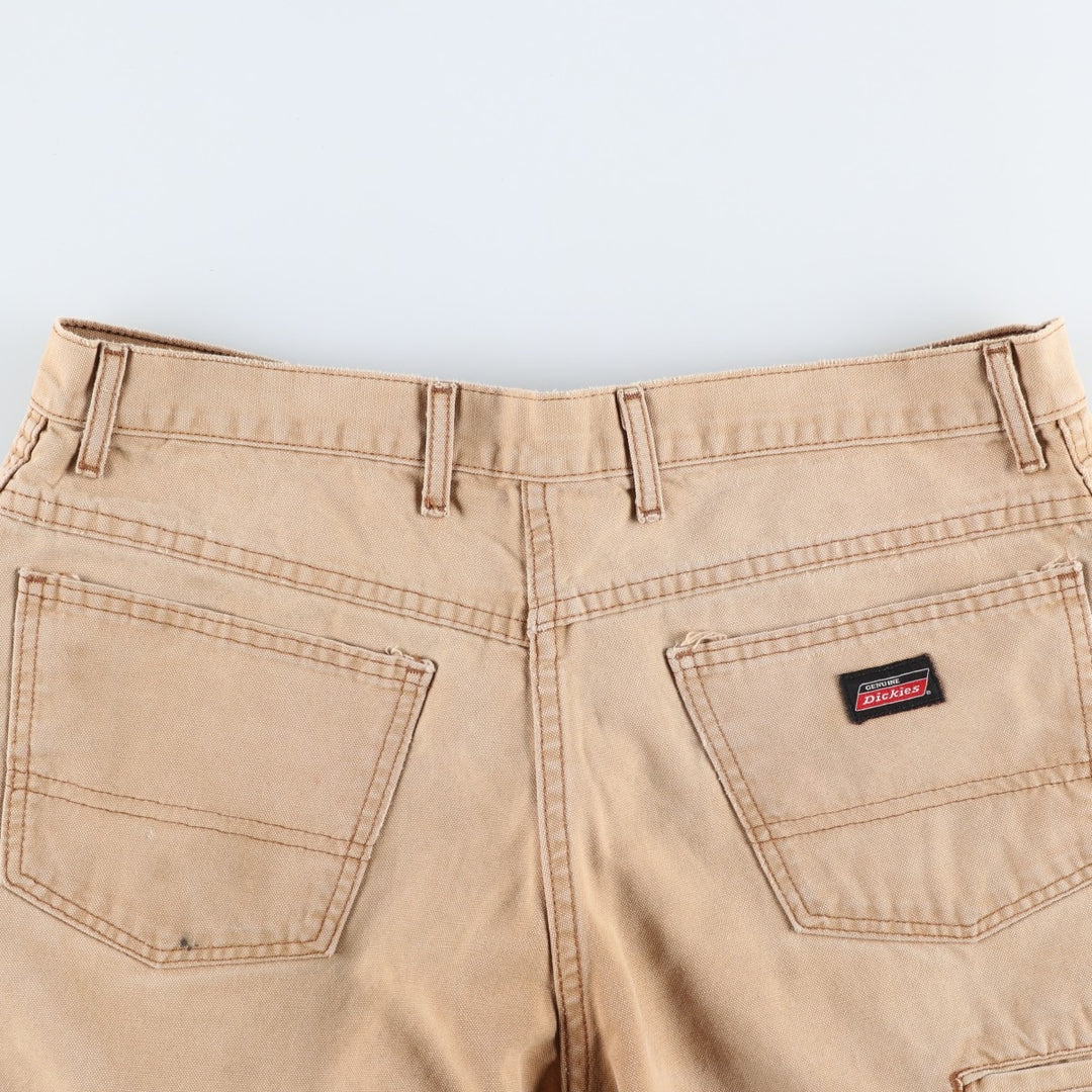 Dickies Duck Work Shorts, Men's, Size W36 cotton Khaki type beige Vintage Second Hand