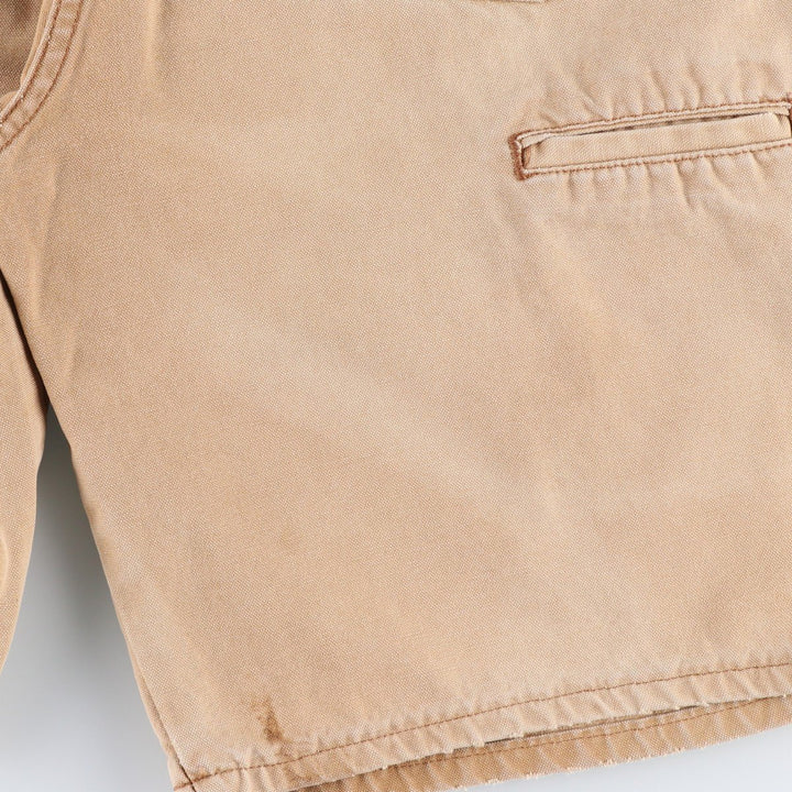 Dickies Duck Work Shorts, Men's, Size W36 cotton Khaki type beige Vintage Second Hand