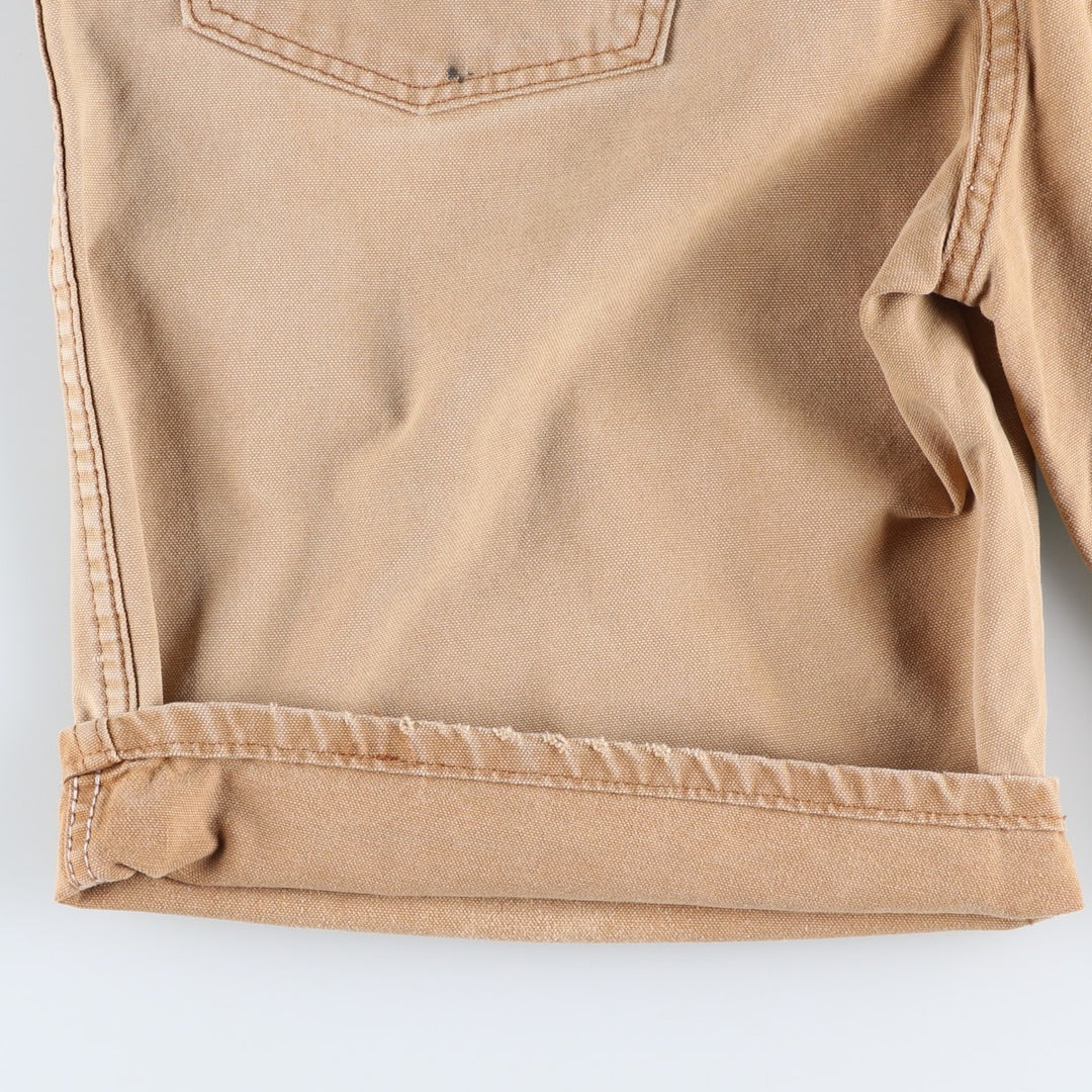 Dickies Duck Work Shorts, Men's, Size W36 cotton Khaki type beige Vintage Second Hand