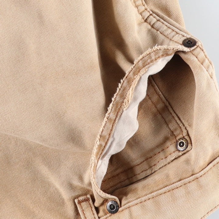 Dickies Duck Work Shorts, Men's, Size W36 cotton Khaki type beige Vintage Second Hand