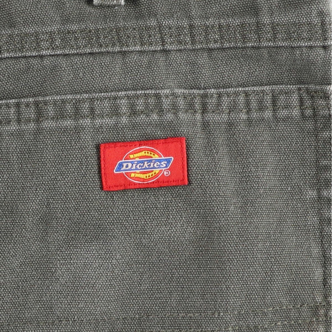 Dickies Relaxed Fit Duck Canvas Painter Shorts (Men's W39 equivalent) cotton Khaki type Vintage Second Hand