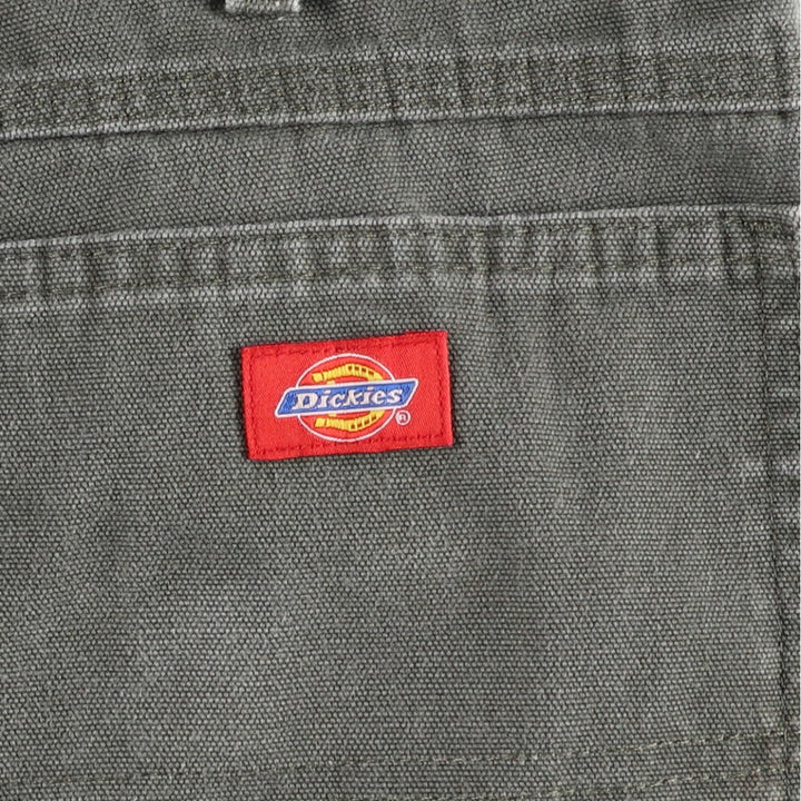 Dickies Relaxed Fit Duck Canvas Painter Shorts (Men's W39 equivalent) cotton Khaki type Vintage Second Hand
