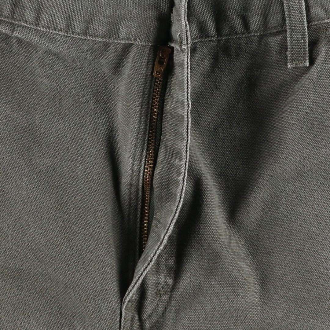 Dickies Relaxed Fit Duck Canvas Painter Shorts (Men's W39 equivalent) cotton Khaki type Vintage Second Hand