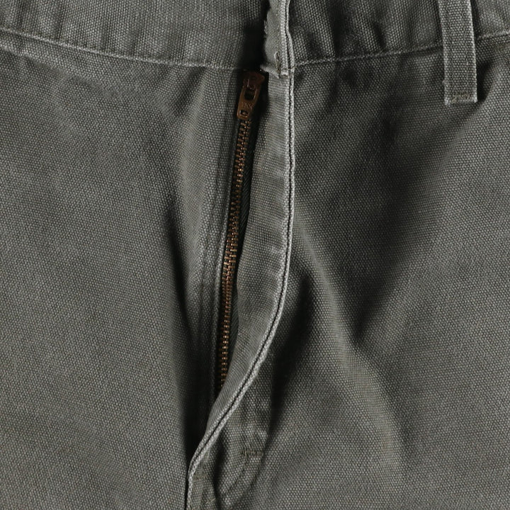 Dickies Relaxed Fit Duck Canvas Painter Shorts (Men's W39 equivalent) cotton Khaki type Vintage Second Hand
