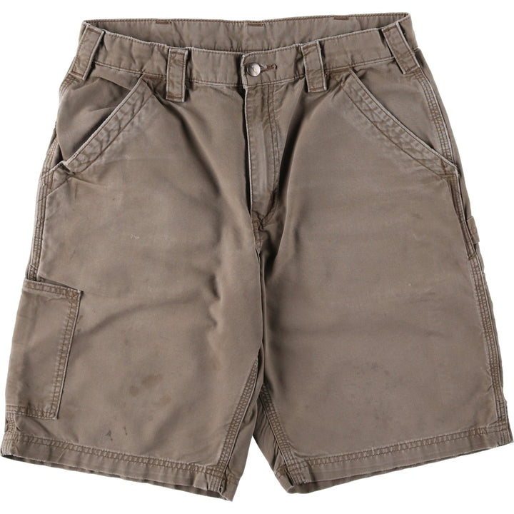 Carhartt Original Fit Duck Painter Shorts, Men's Size W32 cotton Beige type Vintage Second Hand
