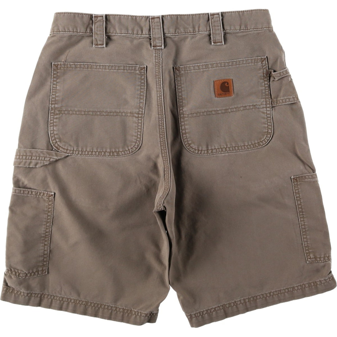Carhartt Original Fit Duck Painter Shorts, Men's Size W32 cotton Beige type Vintage Second Hand