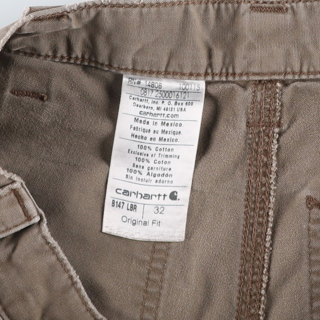 Carhartt Original Fit Duck Painter Shorts, Men's Size W32 cotton Beige type Vintage Second Hand