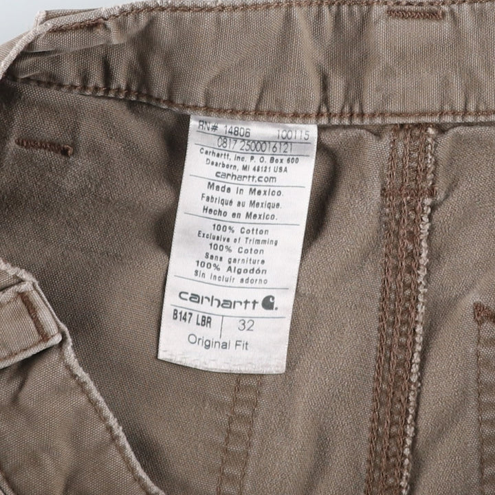 Carhartt Original Fit Duck Painter Shorts, Men's Size W32 cotton Beige type Vintage Second Hand
