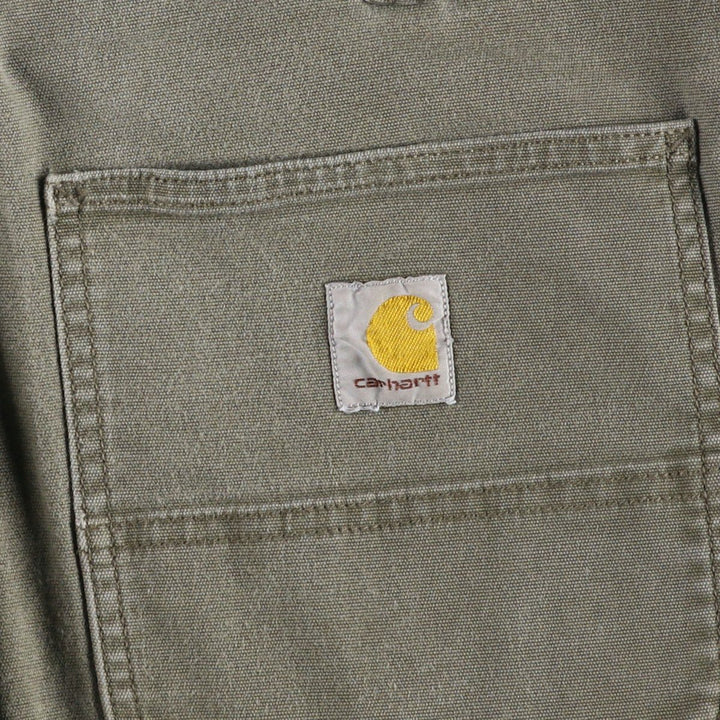 Carhartt Relaxed Fit Duck Work Shorts, Short Pants, Men's, W34 equivalent cotton Khaki type Vintage Second Hand
