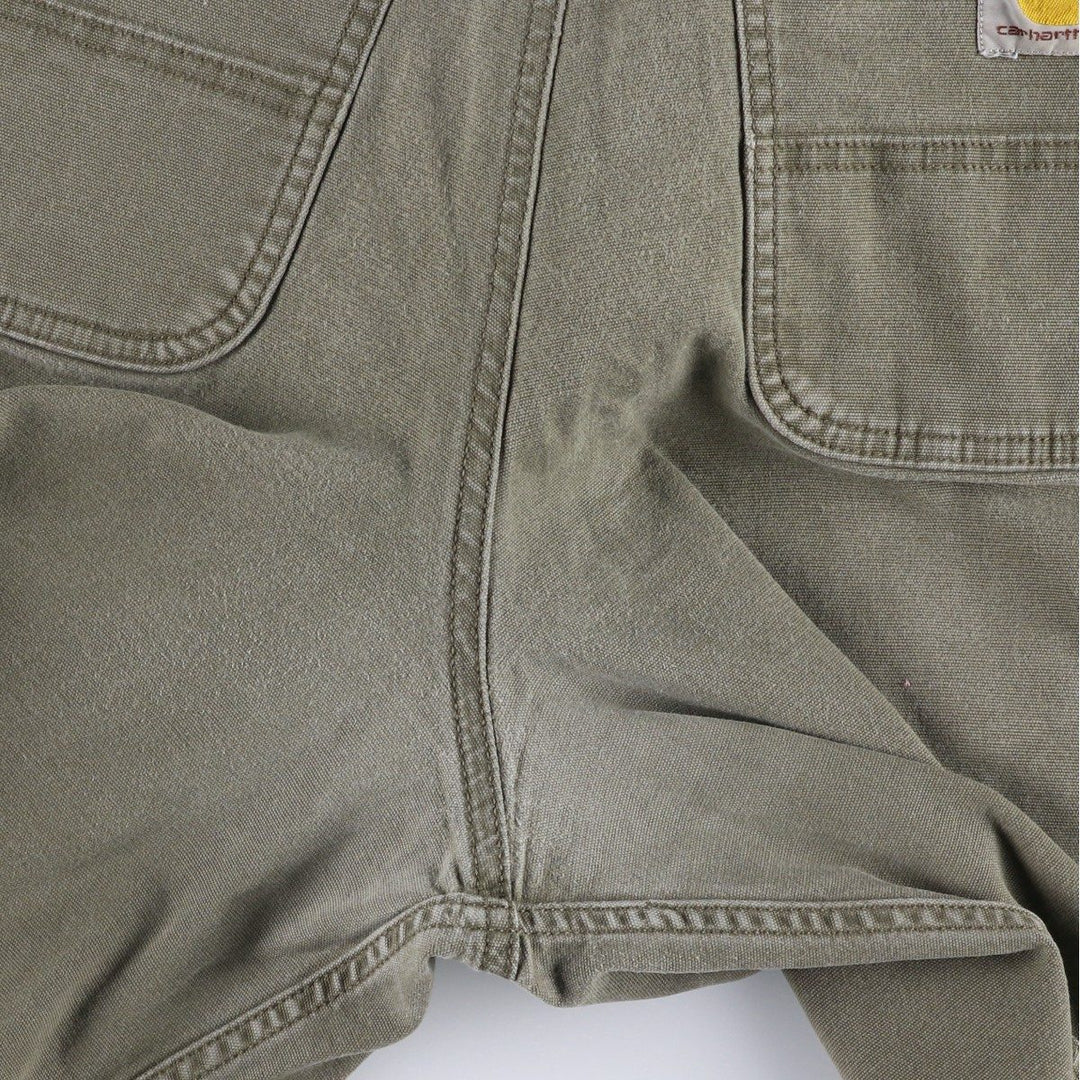 Carhartt Relaxed Fit Duck Work Shorts, Short Pants, Men's, W34 equivalent cotton Khaki type Vintage Second Hand