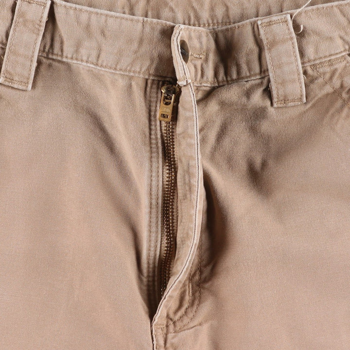 Carhartt Original Fit Duck Canvas Painter Shorts, Men's W33 (approx.) cotton Beige type Vintage Second Hand
