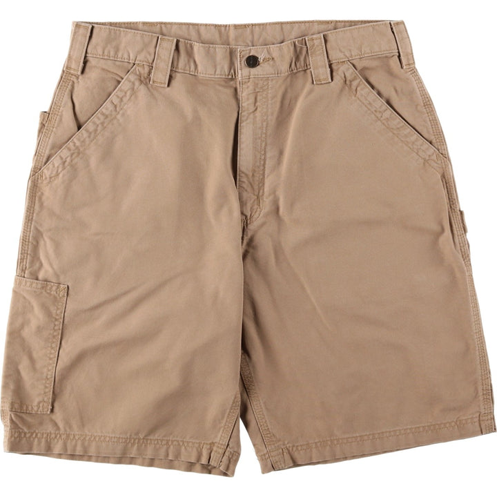 Carhartt Loose Fit Duck Painter Shorts, Men's W35 cotton Beige type Vintage Second Hand