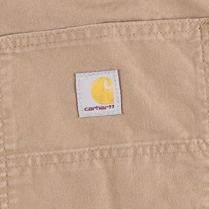 Carhartt Loose Fit Duck Painter Shorts, Men's W35 cotton Beige type Vintage Second Hand