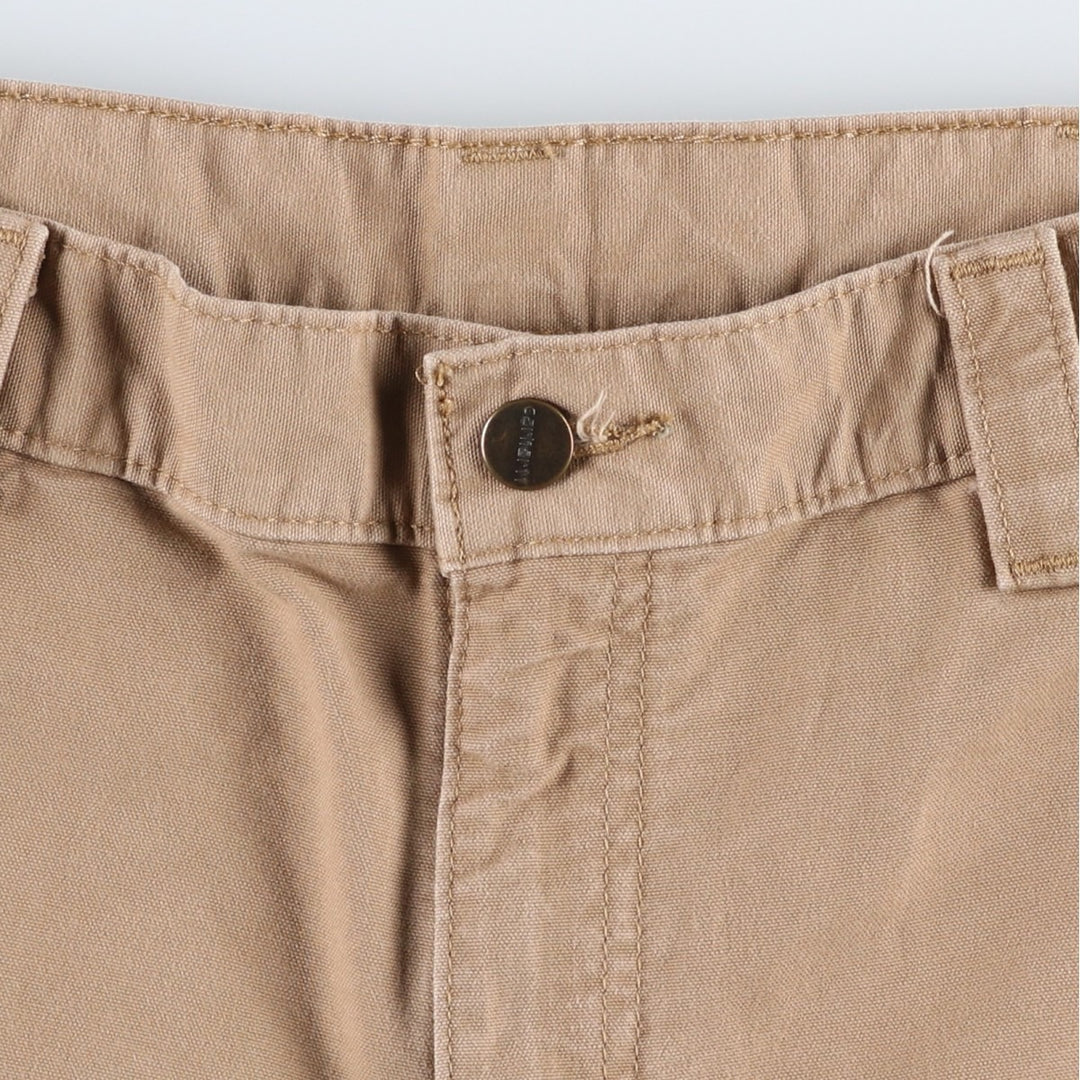 Carhartt Loose Fit Duck Painter Shorts, Men's W35 cotton Beige type Vintage Second Hand