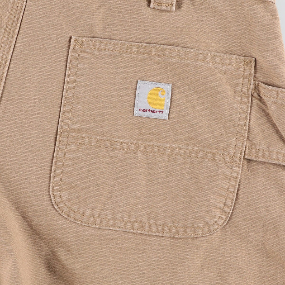 Carhartt Loose Fit Duck Painter Shorts, Men's W35 cotton Beige type Vintage Second Hand