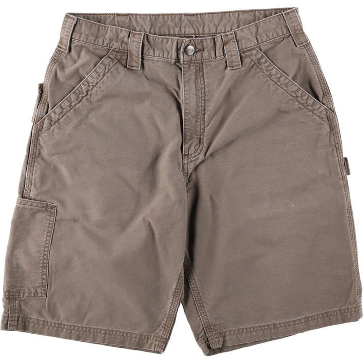 Carhartt Duck Painter Shorts, Shorts, Men's, W32 equivalent cotton Khaki type brown Vintage Second Hand