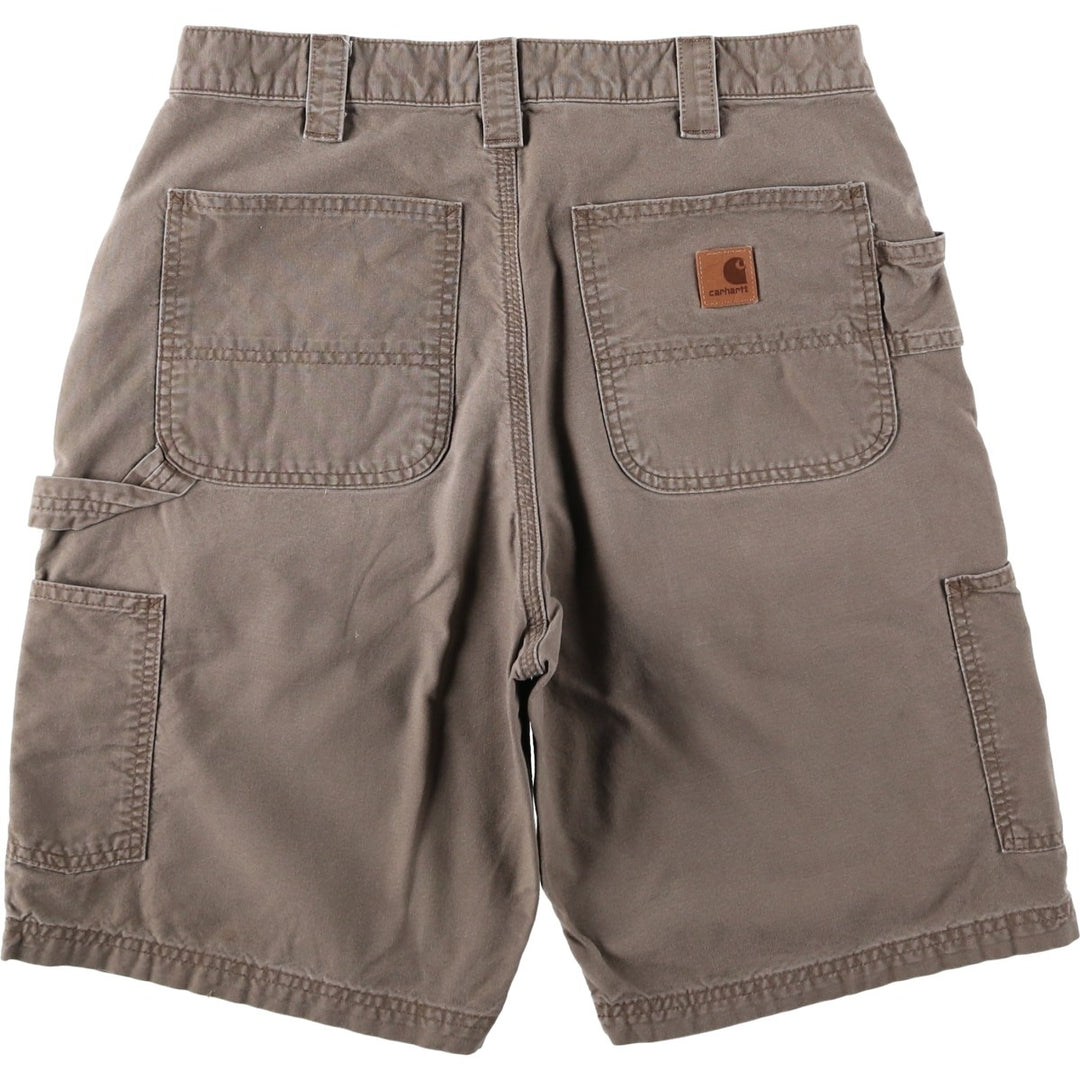 Carhartt Duck Painter Shorts, Shorts, Men's, W32 equivalent cotton Khaki type brown Vintage Second Hand