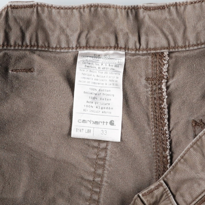 Carhartt Duck Painter Shorts, Shorts, Men's, W32 equivalent cotton Khaki type brown Vintage Second Hand