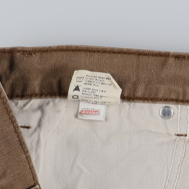 Dickies Duck Cargo Shorts, Men's Size W37 (approx.) cotton brown type Vintage Second Hand