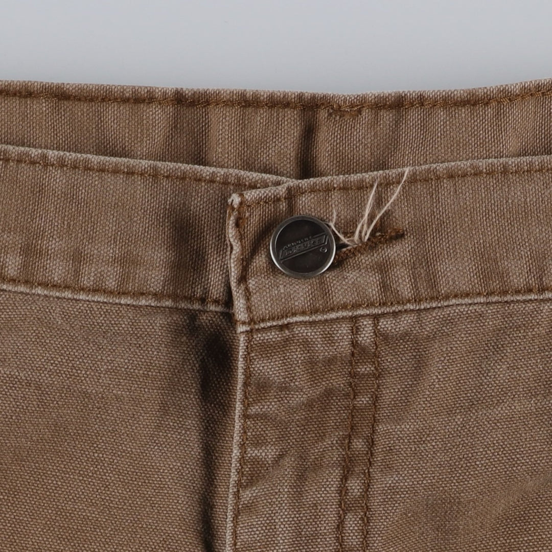 Dickies Duck Cargo Shorts, Men's Size W37 (approx.) cotton brown type Vintage Second Hand