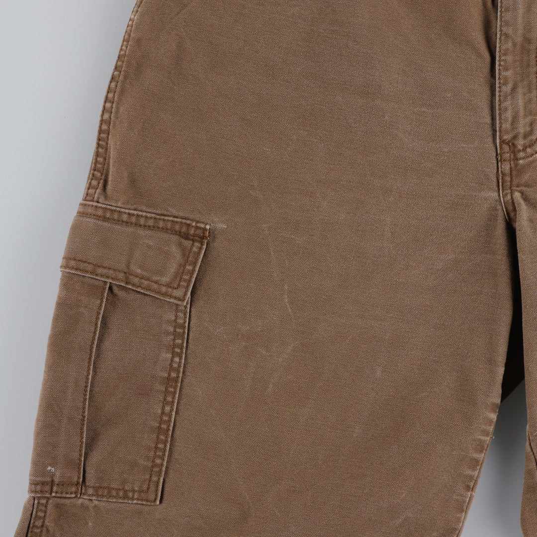 Dickies Duck Cargo Shorts, Men's Size W37 (approx.) cotton brown type Vintage Second Hand