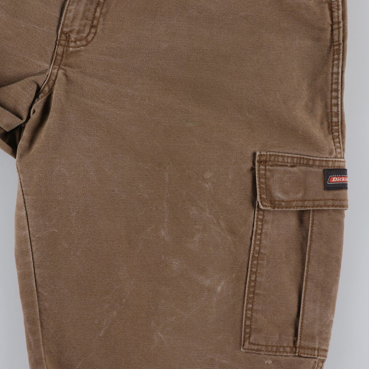 Dickies Duck Cargo Shorts, Men's Size W37 (approx.) cotton brown type Vintage Second Hand