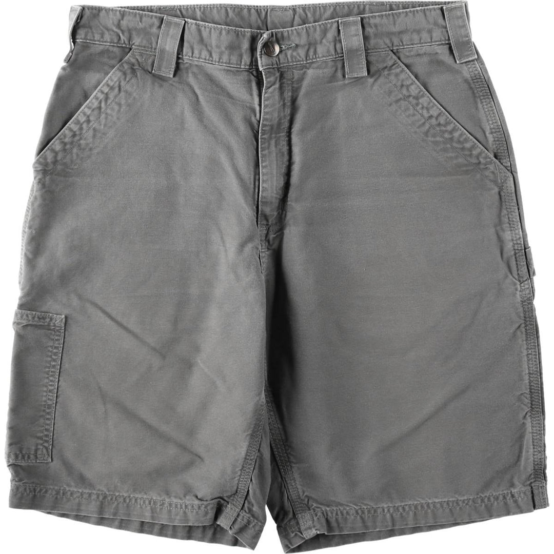 Carhartt ORIGINAL FIT Duck Painter Shorts, Shorts, Men's, W34 equivalent cotton Khaki type Vintage Second Hand