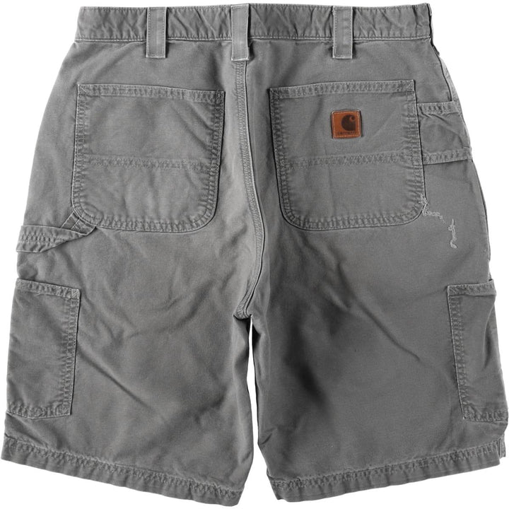 Carhartt ORIGINAL FIT Duck Painter Shorts, Shorts, Men's, W34 equivalent cotton Khaki type Vintage Second Hand
