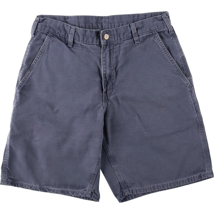 2000'S Carhartt Duck Canvas Work Shorts, Men's Size W31 (approx.) cotton gray type Vintage Second Hand