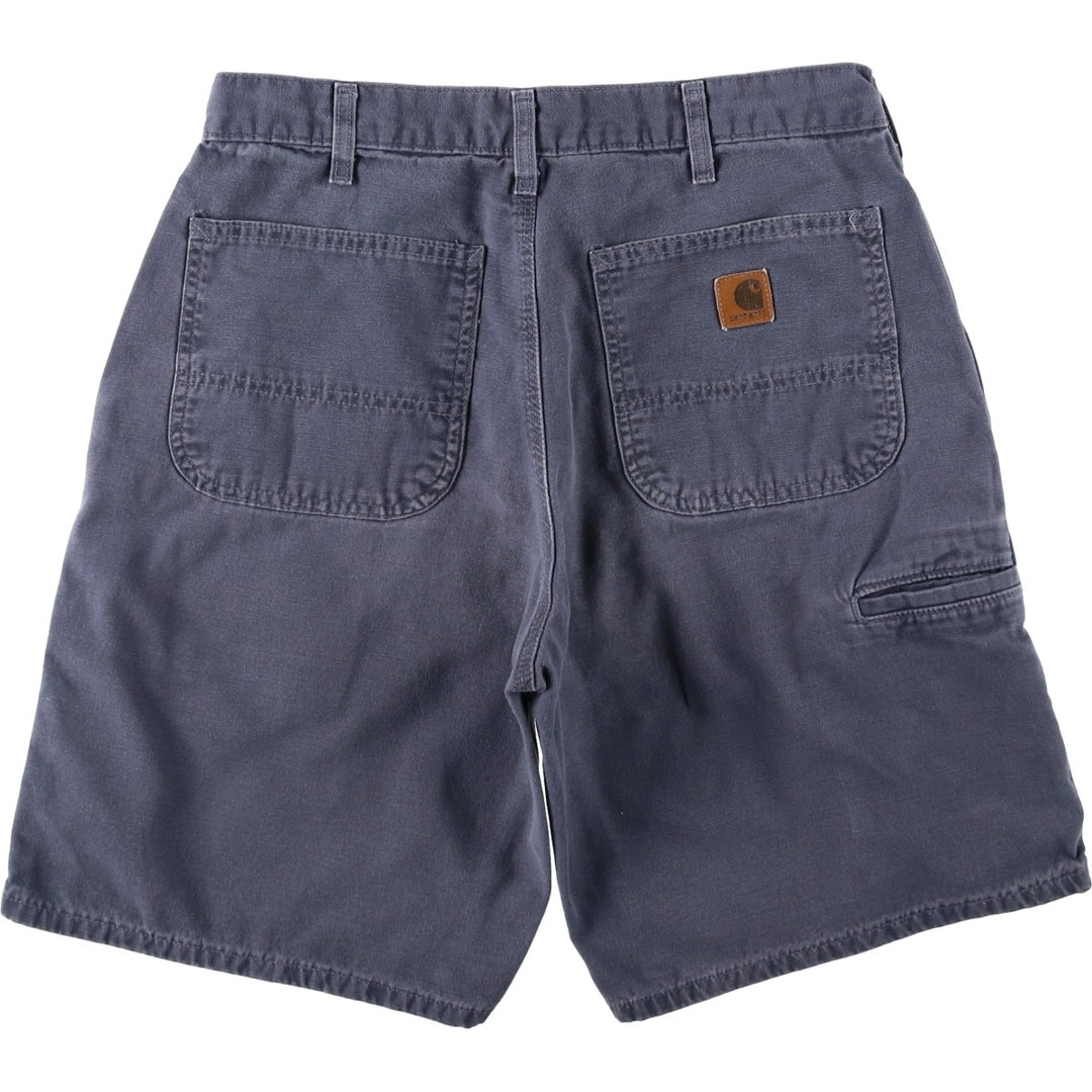 2000'S Carhartt Duck Canvas Work Shorts, Men's Size W31 (approx.) cotton gray type Vintage Second Hand