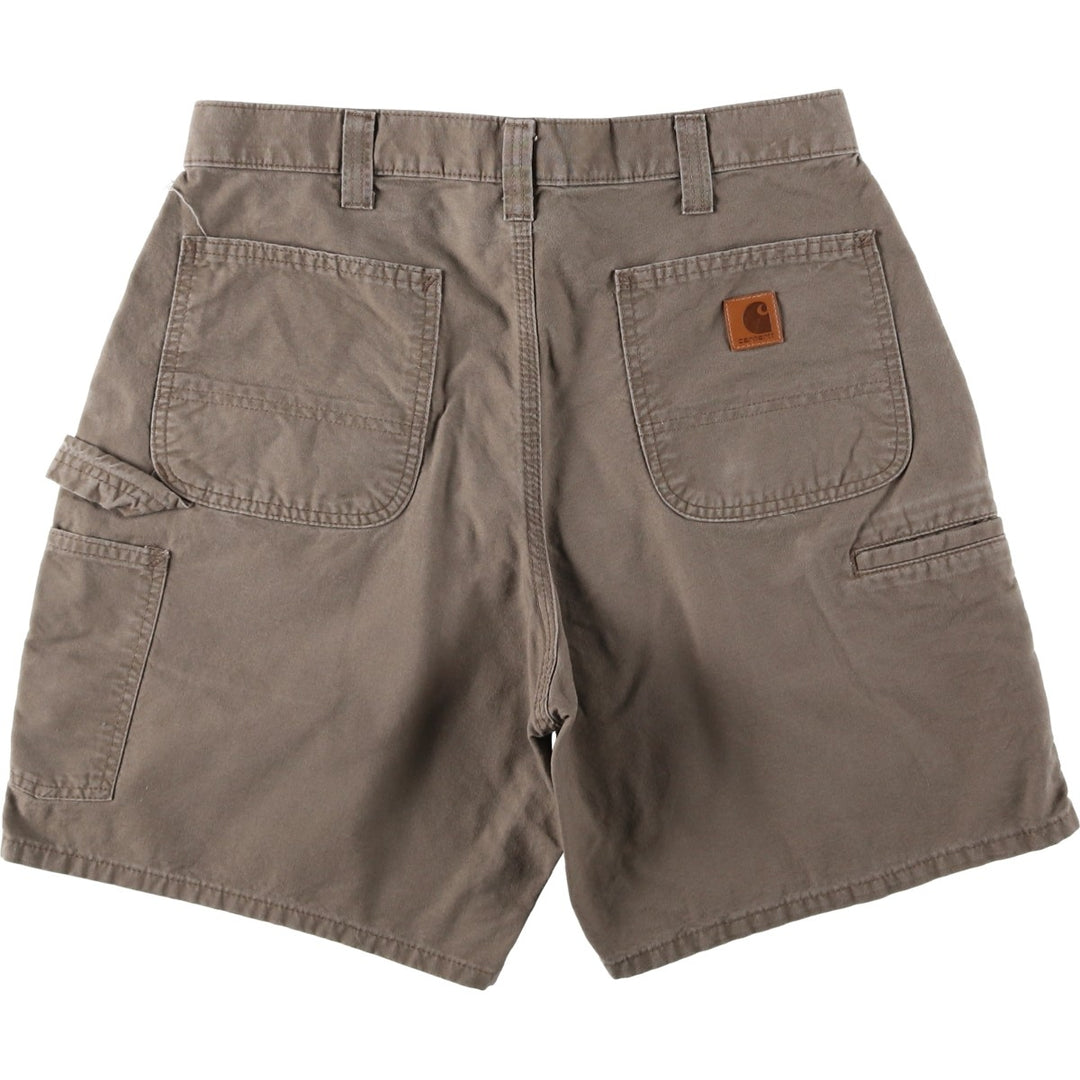 Carhartt Original Fit Duck Painter Shorts, Men's Size W33 cotton Khaki type Vintage Second Hand