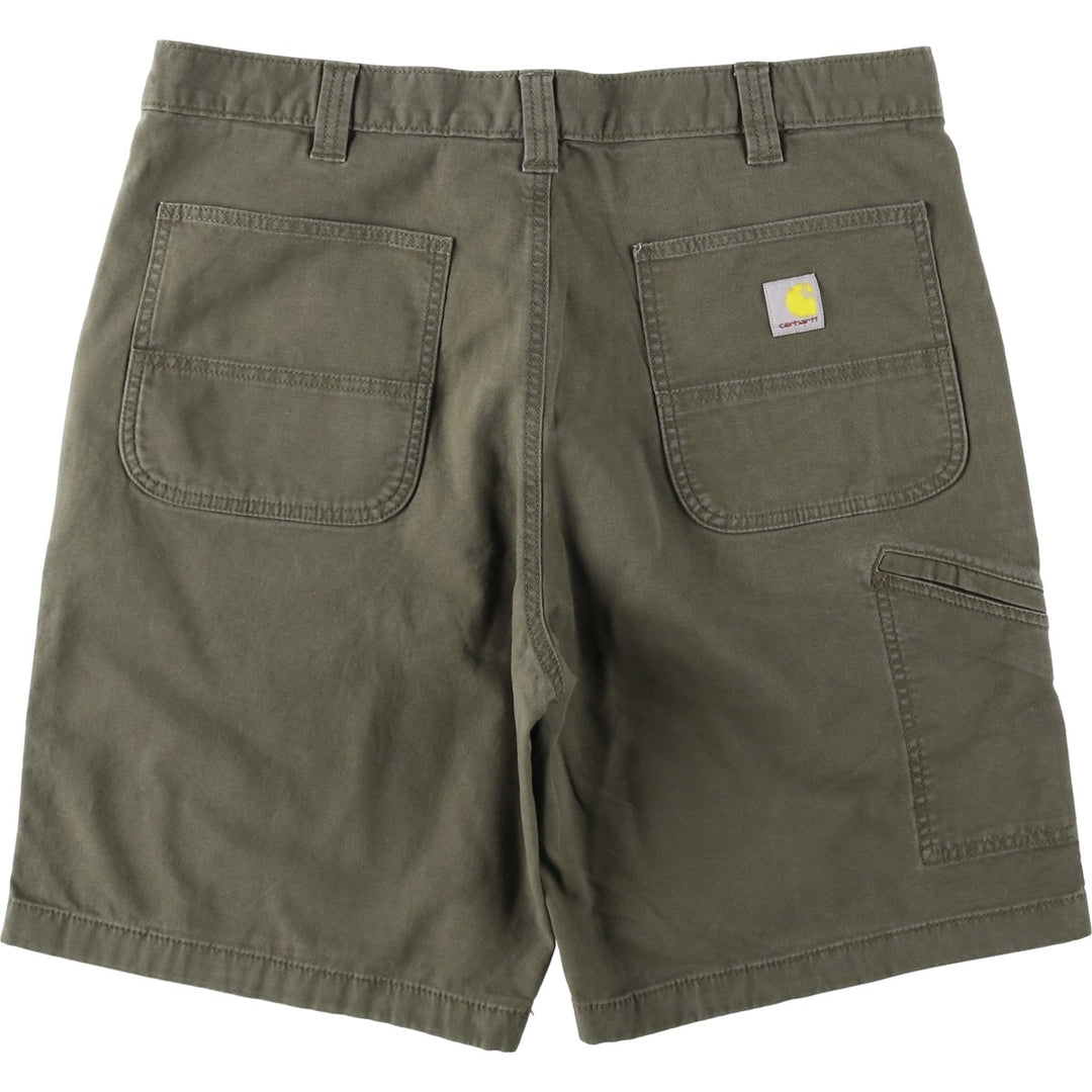 Carhartt Relaxed Fit Duck Work Shorts, Short Pants, Men's, W37 cotton gray type Vintage Second Hand