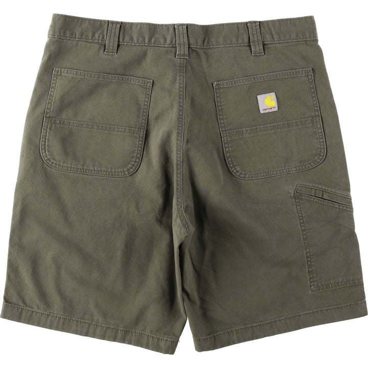 Carhartt Relaxed Fit Duck Work Shorts, Short Pants, Men's, W37 cotton gray type Vintage Second Hand