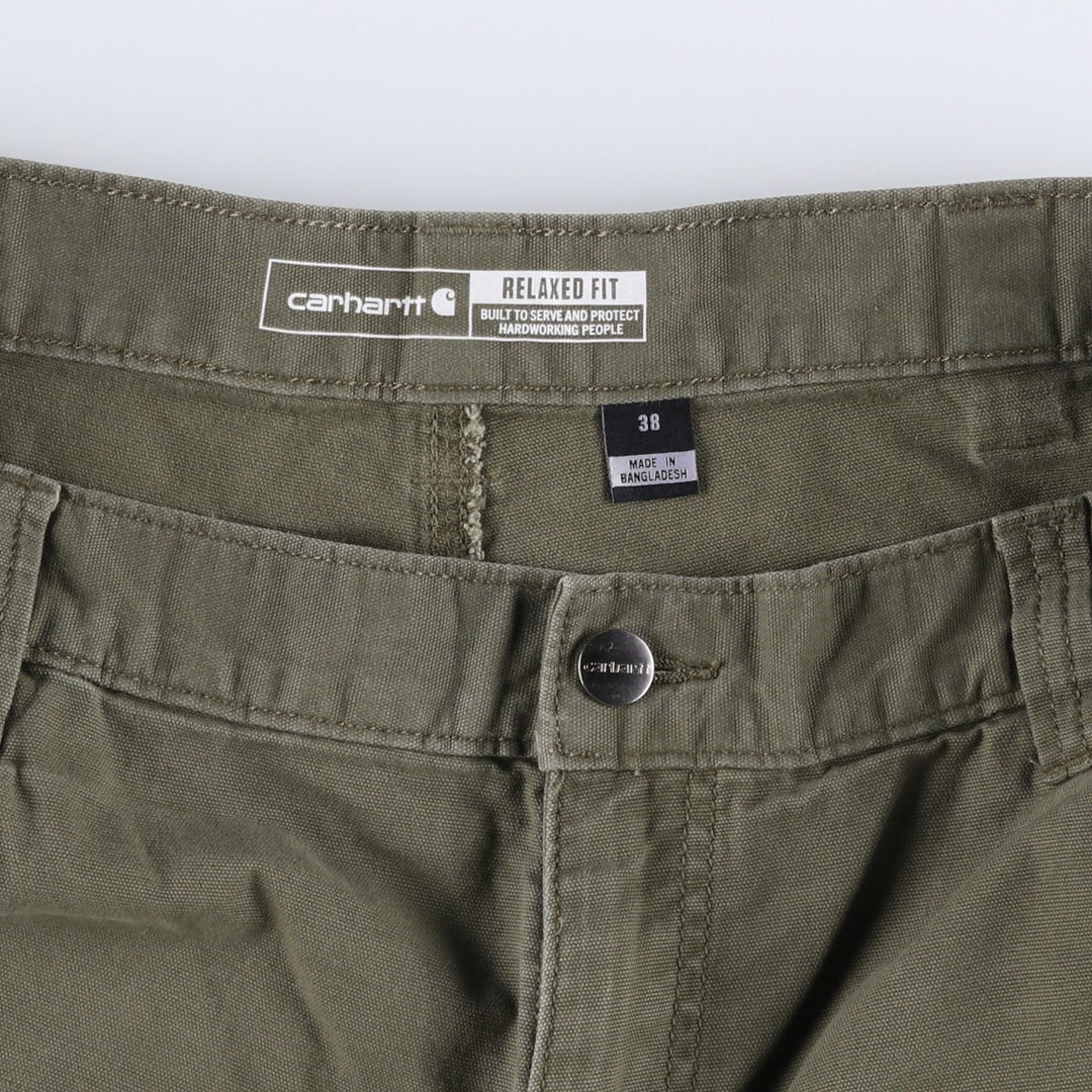 Carhartt Relaxed Fit Duck Work Shorts, Short Pants, Men's, W37 cotton gray type Vintage Second Hand