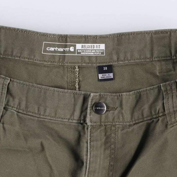 Carhartt Relaxed Fit Duck Work Shorts, Short Pants, Men's, W37 cotton gray type Vintage Second Hand