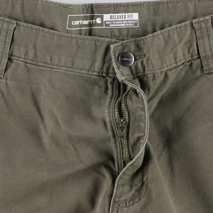 Carhartt Relaxed Fit Duck Work Shorts, Short Pants, Men's, W37 cotton gray type Vintage Second Hand