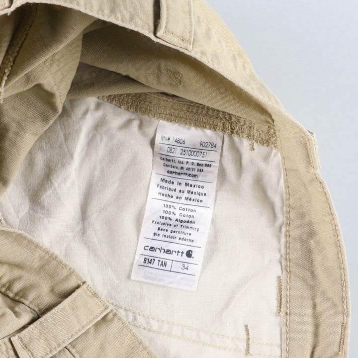 Carhartt Duck Painter Shorts, Men's Size W34 cotton Beige type Vintage Second Hand